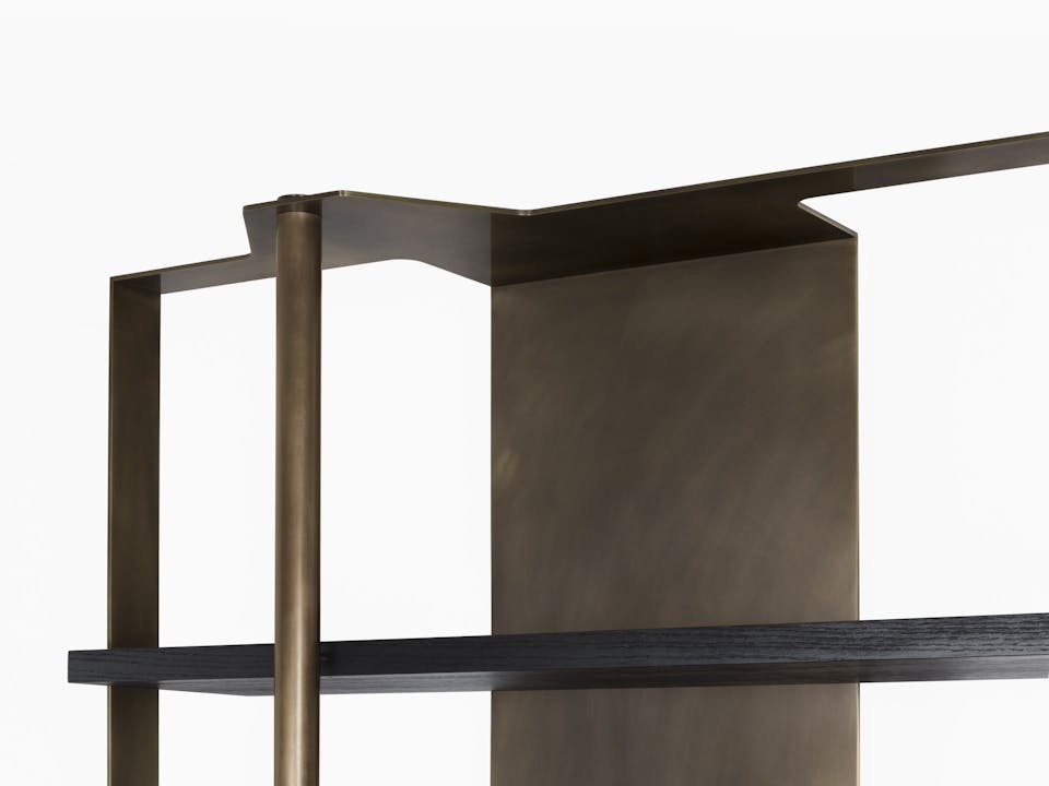 de sousa hughes caste holt bookcase top detail