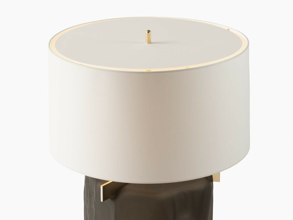 de sosua hughes caste allard table lamp shade detail