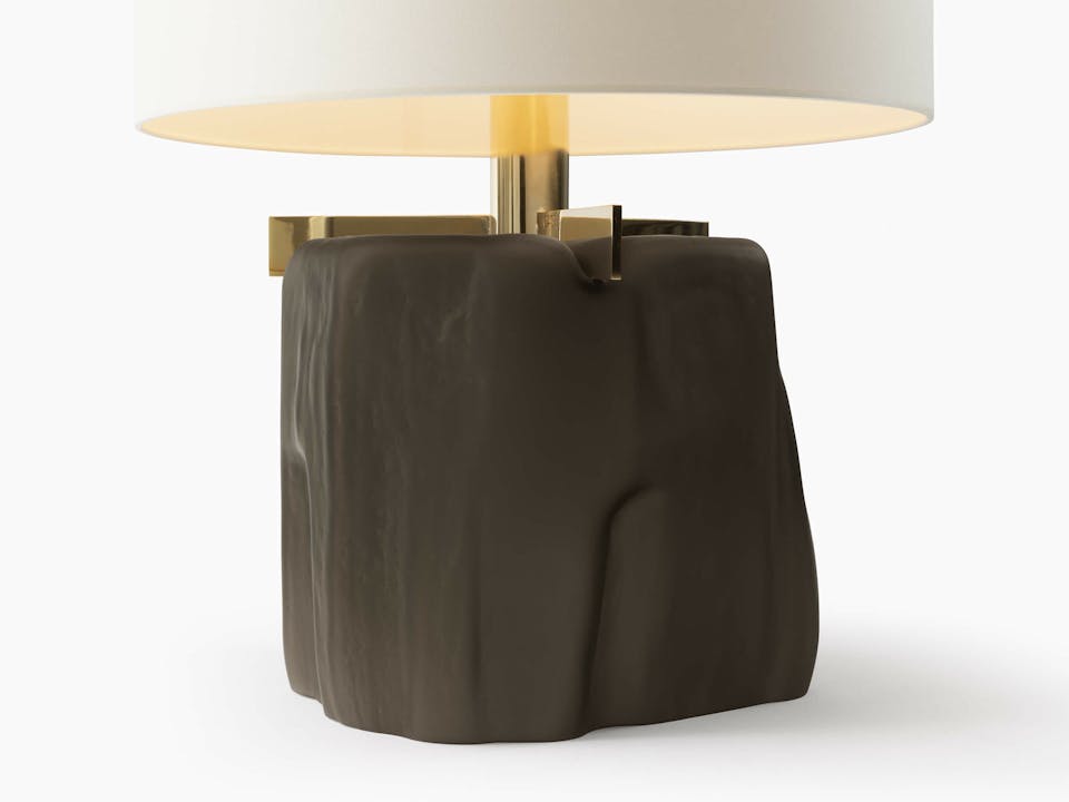 de sosua hughes caste allard table lamp base detail