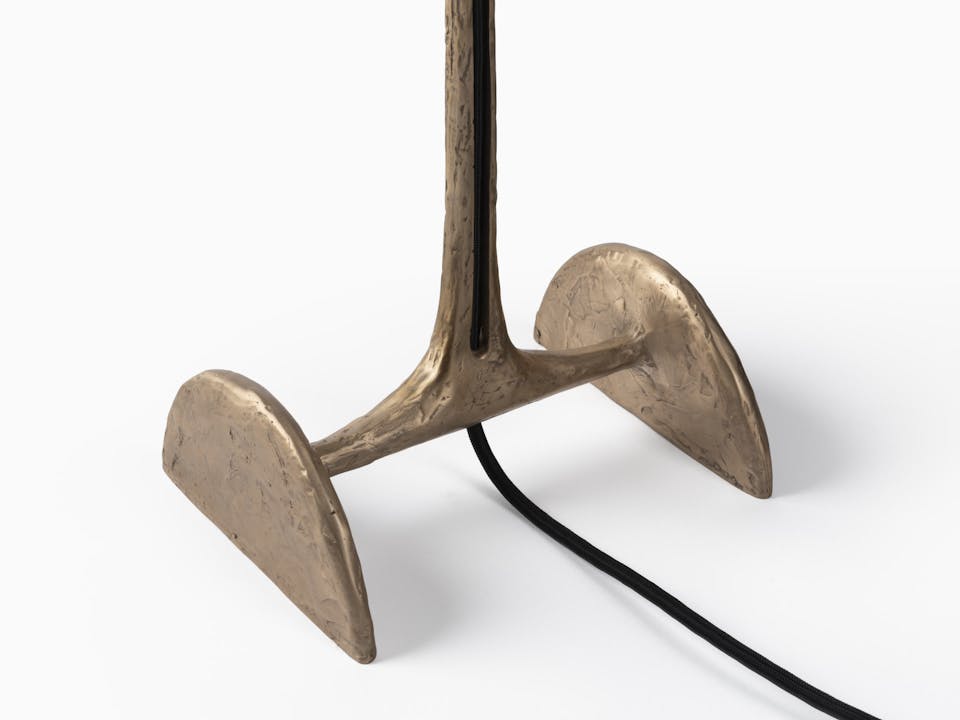 de sousa hughes caste camus table lamp base detail