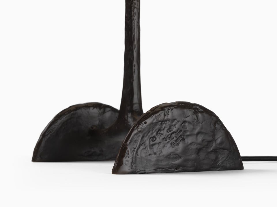 de sousa hughes caste camus table lamp base detail 2