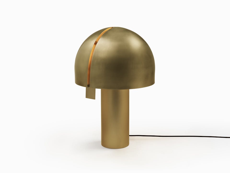 de sousa hughes caste coram table lamp natural brass