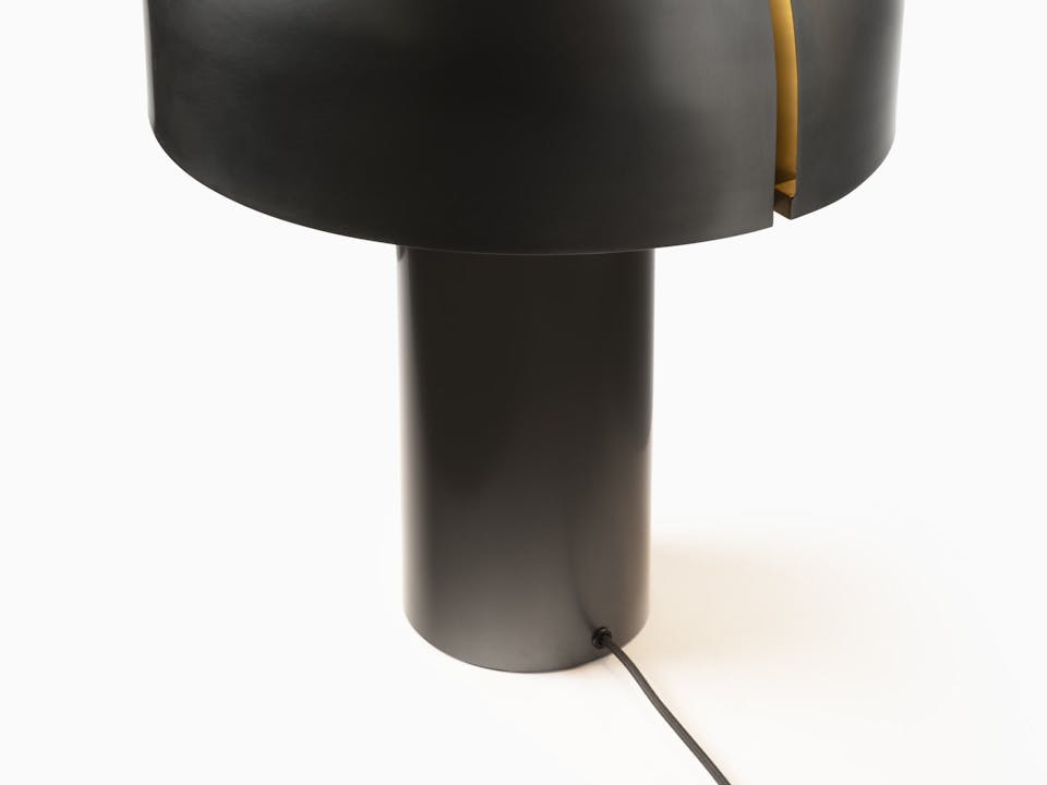 de sousa hughes caste coram table lamp darkened brass base
