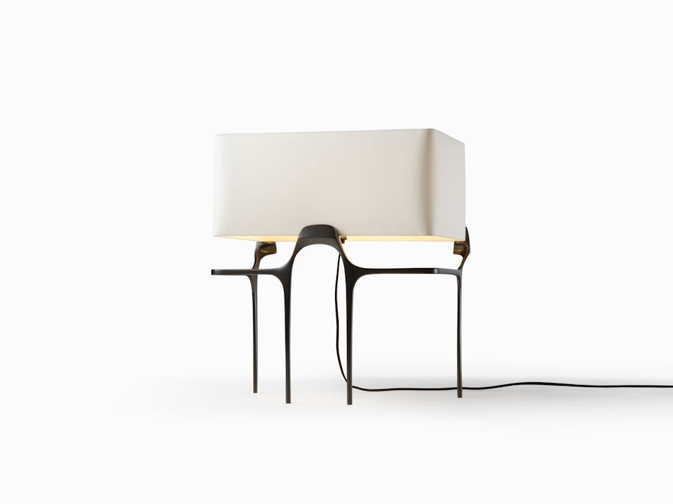 de sousa hughes caste flint table lamp angle museum brown