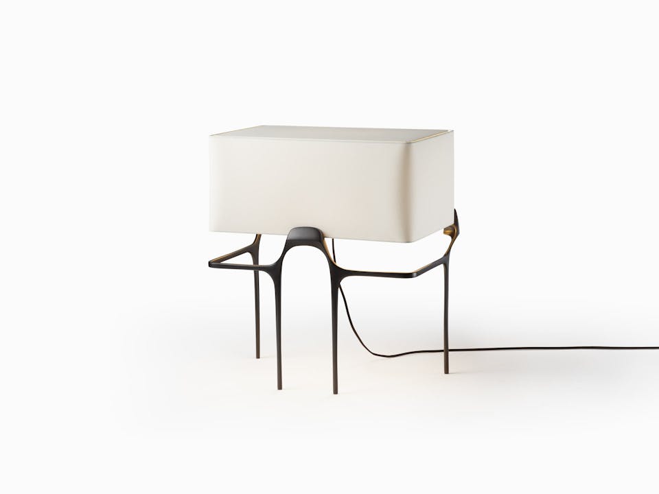 de sousa hughes caste flint table lamp angle 2 museum brown