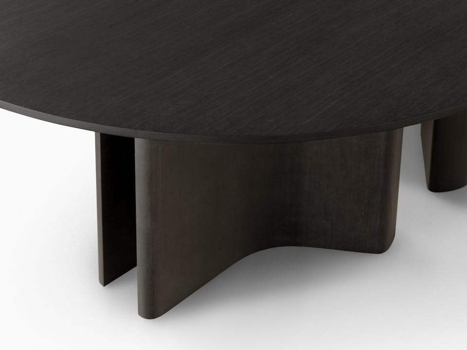 de sousa hughes caste prosser dining table base detail