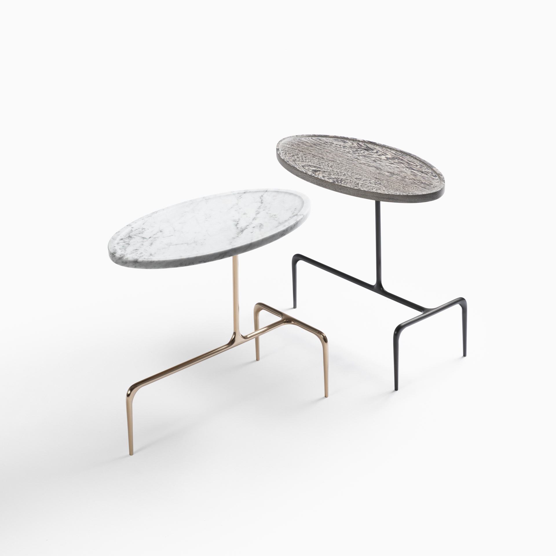 de sousa hughes caste bridger oval occasional tables
