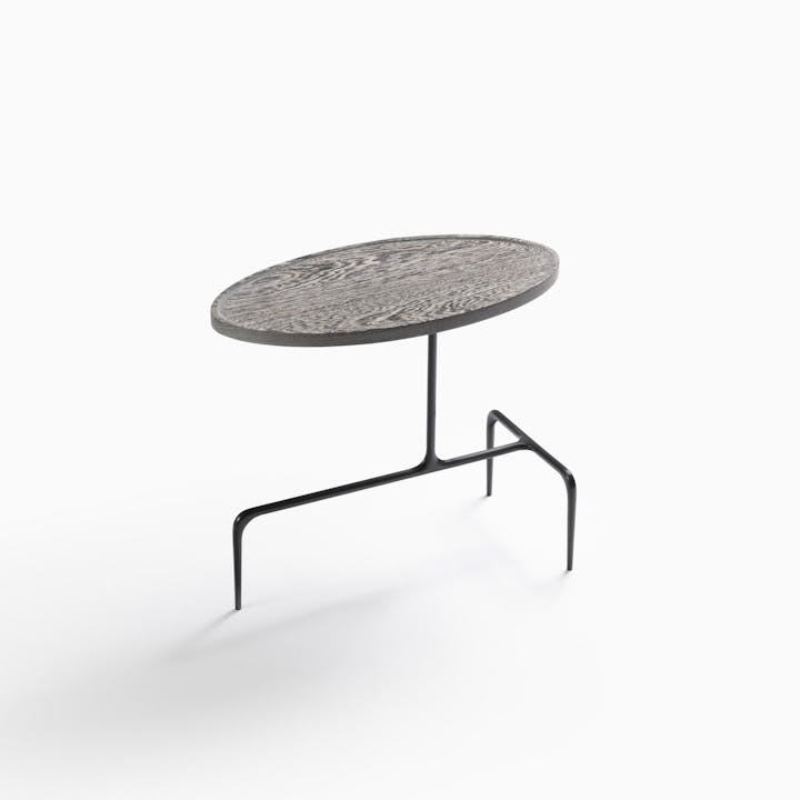 de sousa hughes caste bridger oval occasional table wood top