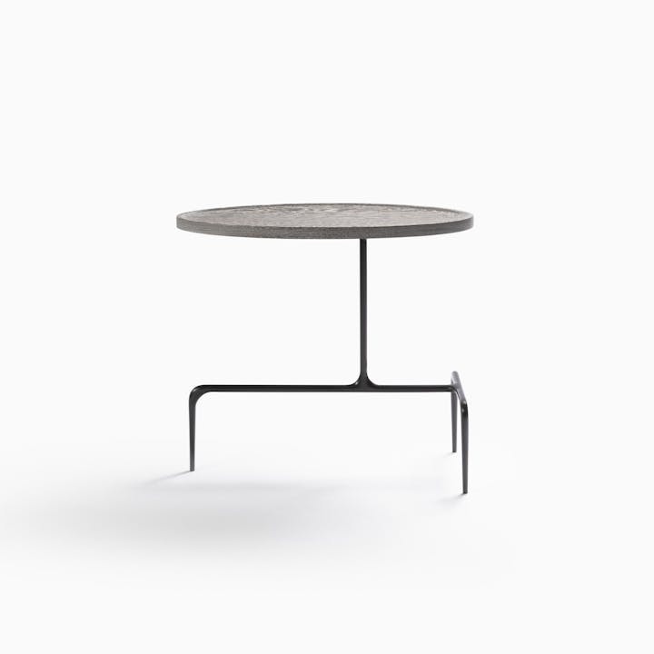 de sousa hughes caste bridger oval occasional table wood top front