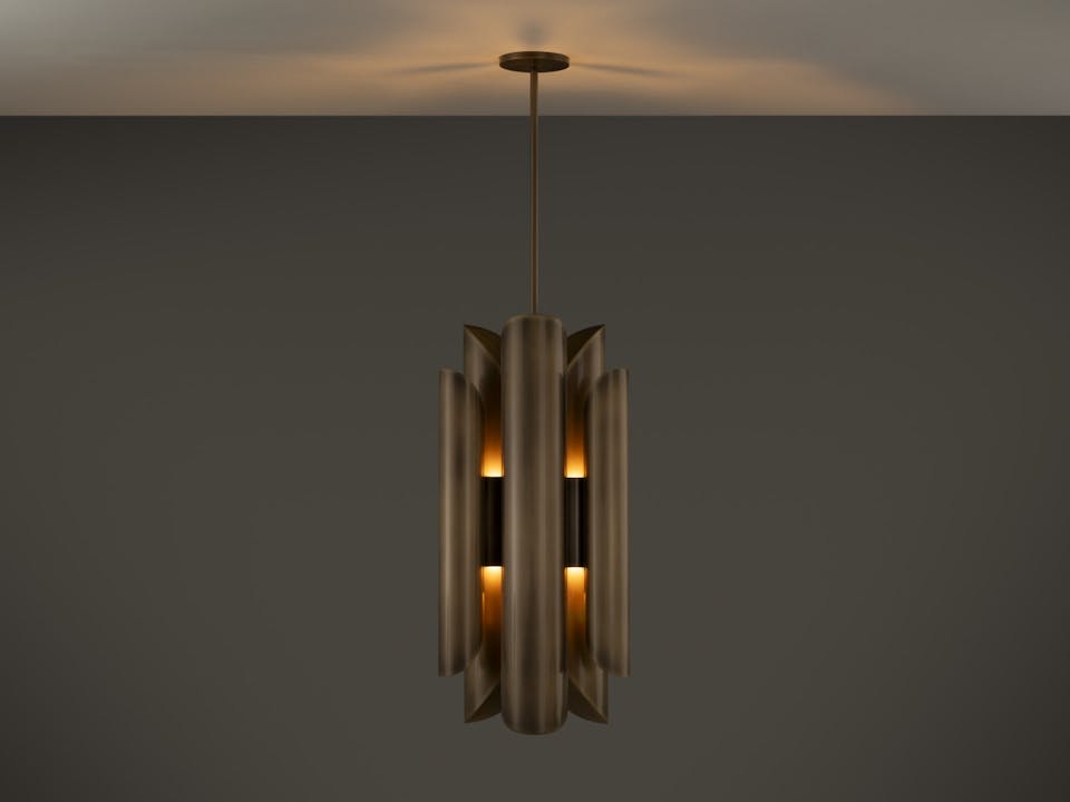 de sousa hughes caste loma chandelier size 1 dark lit 2