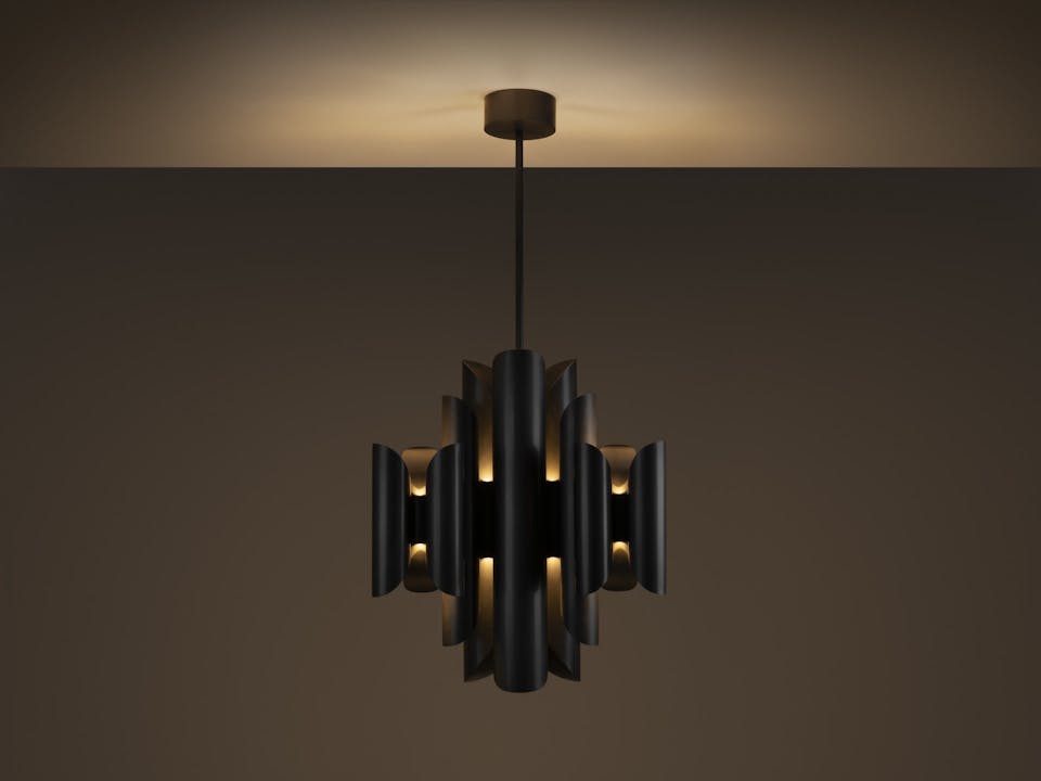 de sousa hughes caste loma chandelier size 2 dark lit