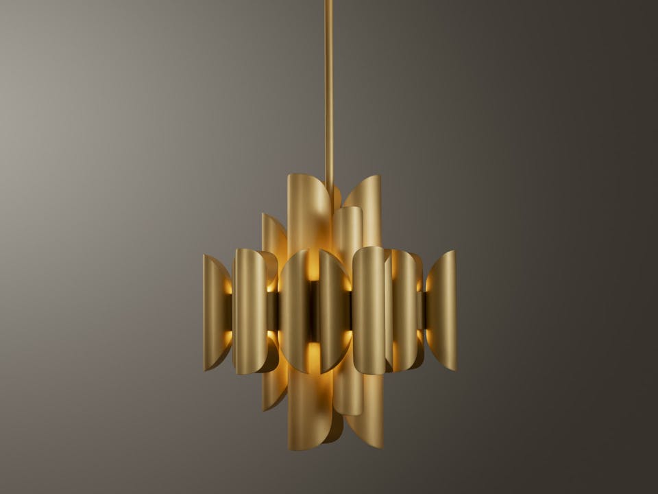 de sousa hughes caste loma chandelier size 3 front