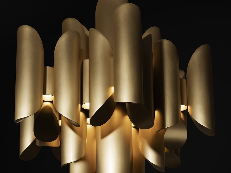 de sousa hughes caste loma chandelier size 3 detail 1