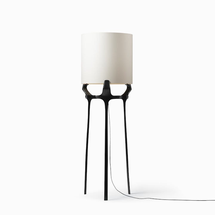 de sousa hughes caste flint floor lamp