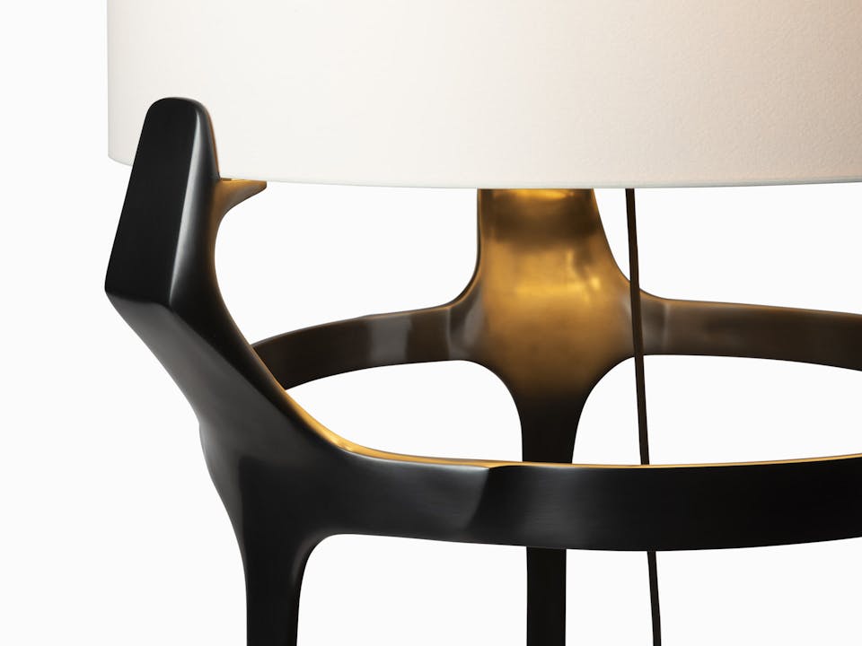 de sousa hughes caste flint floor lamp darkened bronze detail 5