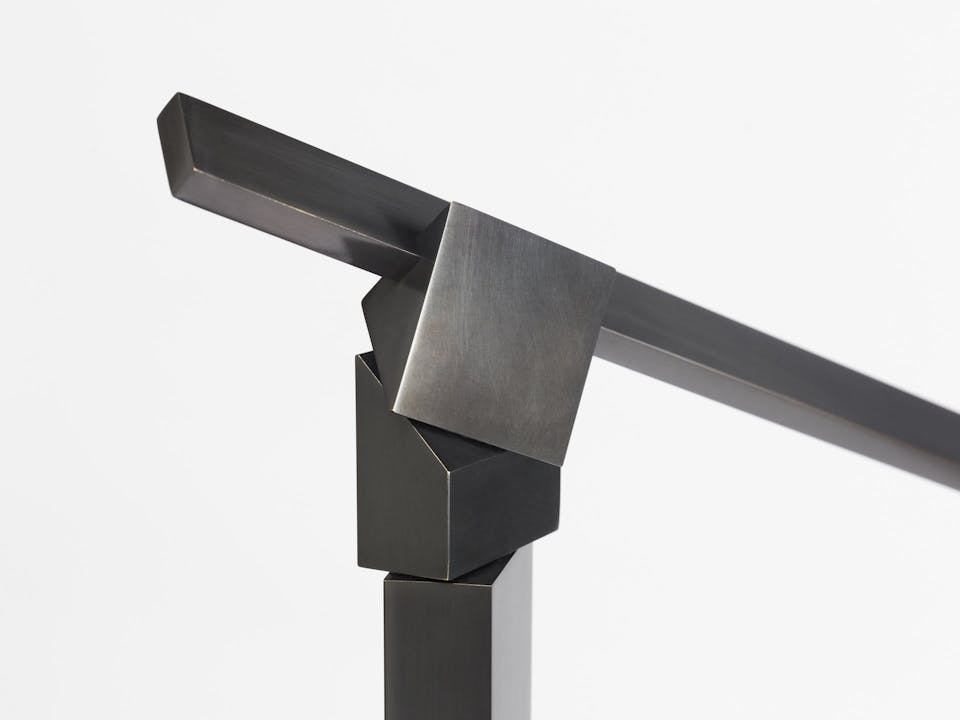 de sousa hughes caste hesper floor lamp brass detail