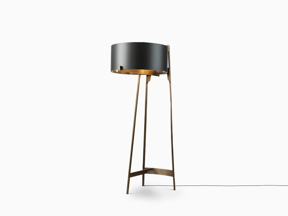 de sousa hughes caste saco floor lamp side