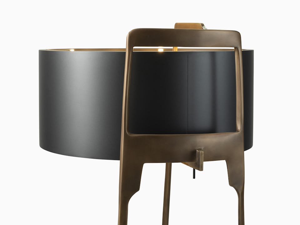 de sousa hughes caste saco floor lamp shade detail