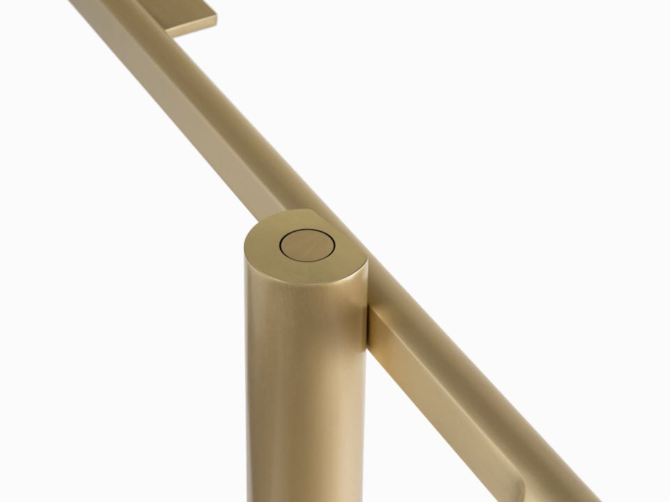 de sousa hughes caste tobin floor lamp natural finish detail 2