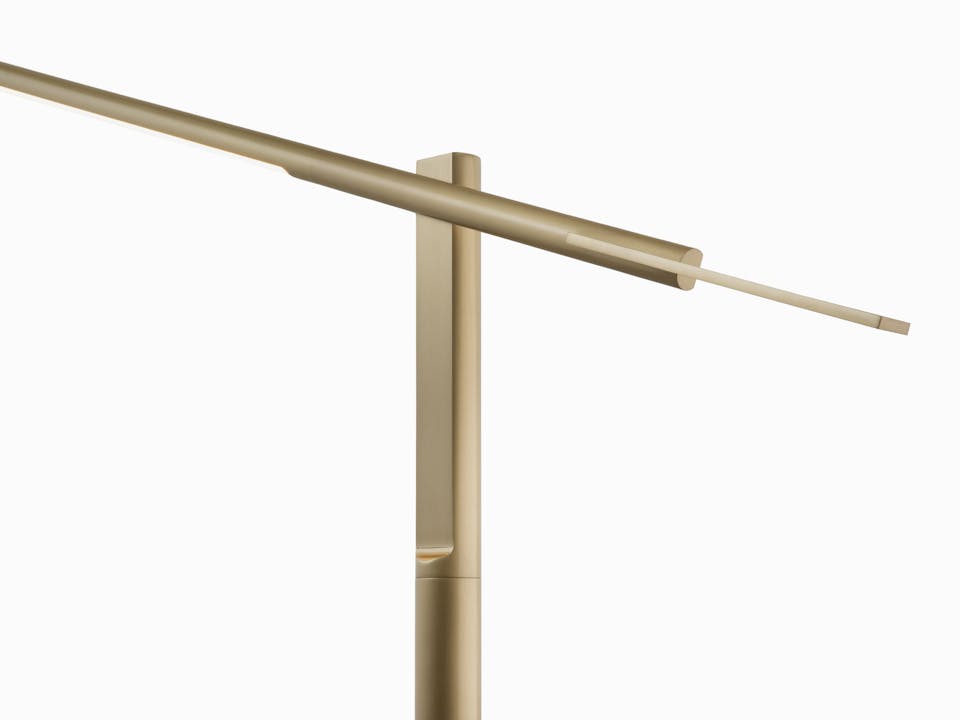 de sousa hughes caste tobin floor lamp natural finish detail