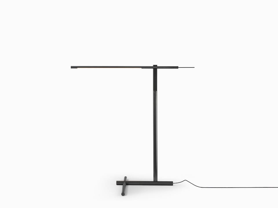 de sousa hughes caste tobin floor lamp darkened finish front