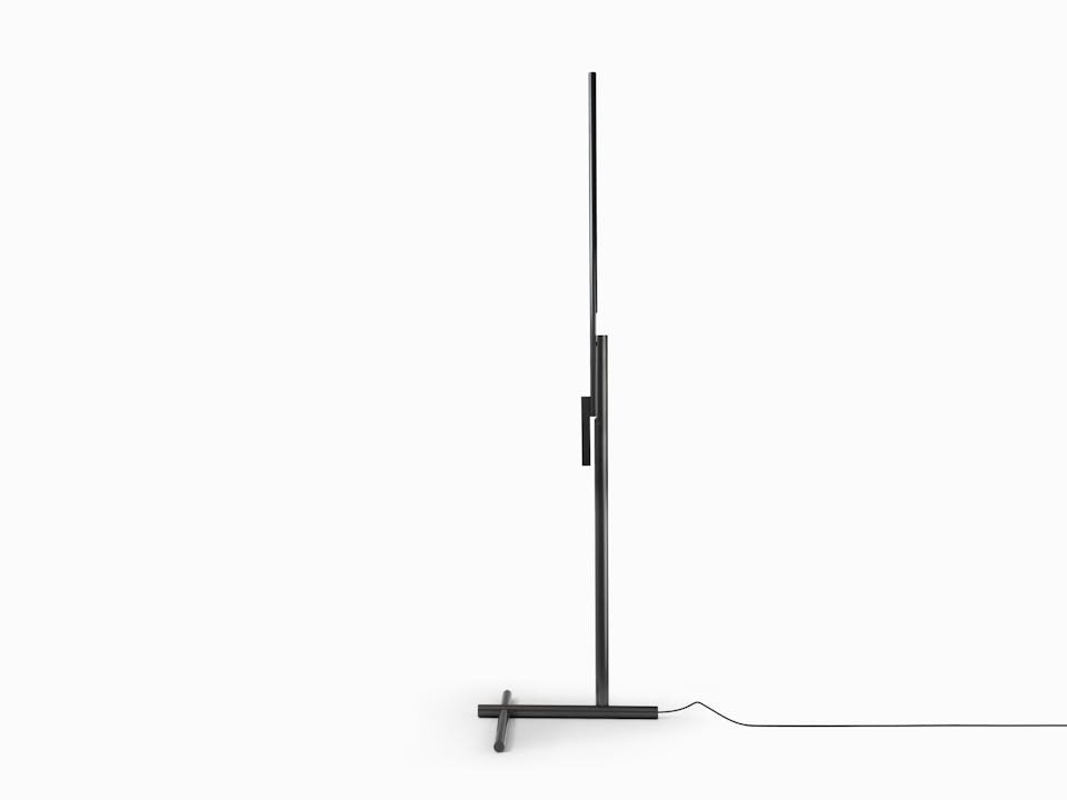 de sousa hughes caste tobin floor lamp darkened finish straight angle