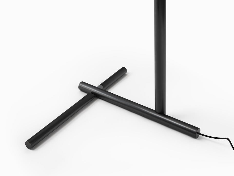 de sousa hughes caste tobin floor lamp darkened finish base