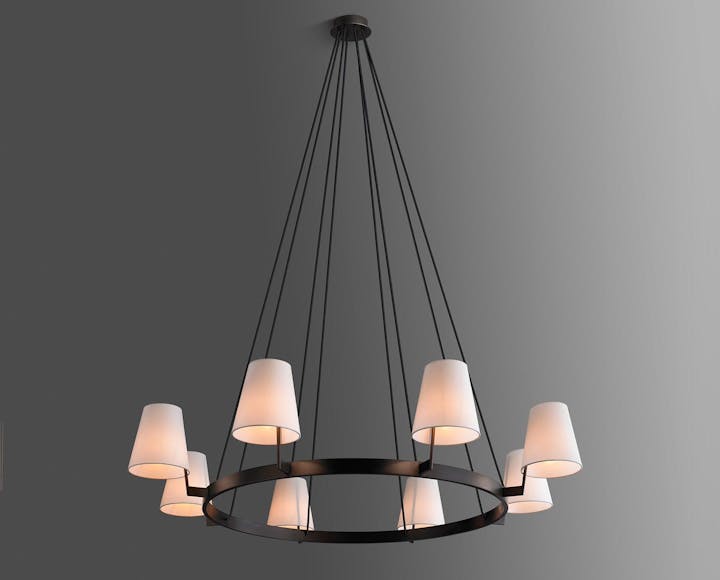 de sousa hughes Jonathan Browning Corniche Circular Chandelier