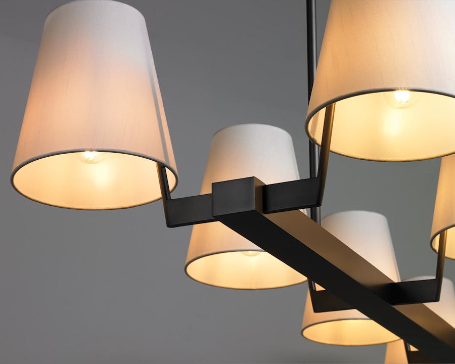 de sousa hughes Jonathan Browning Corniche Linear Chandelier detail 2