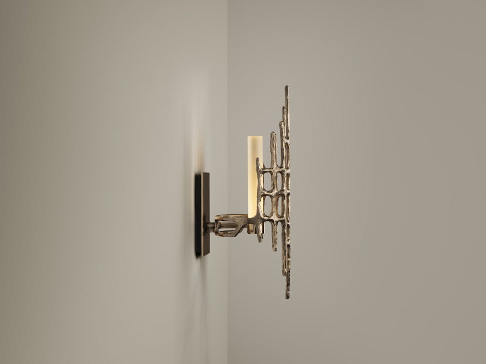 de sousa hughes caste cleve sconce side angle 4