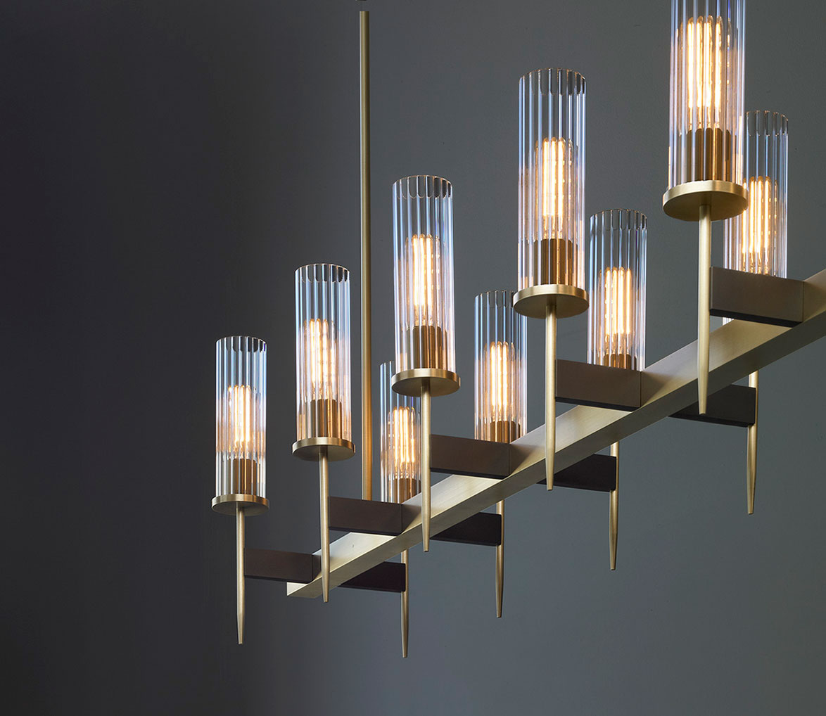 de sousa hughes Jonathan Browning Aluette Chandelier low detail