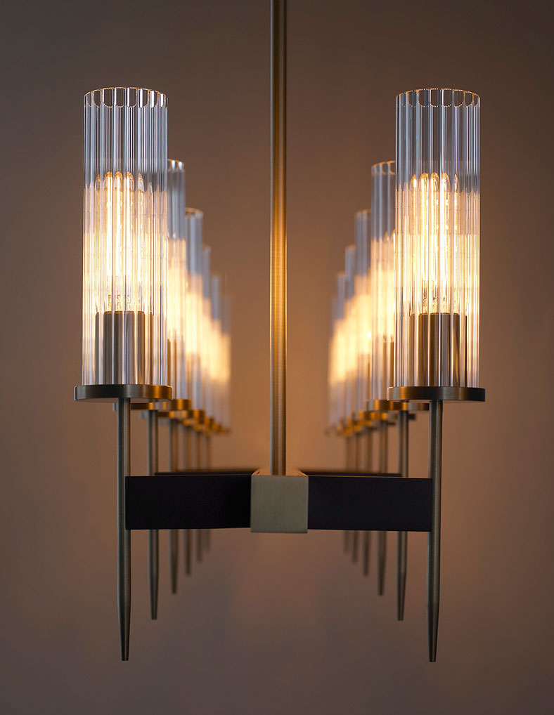 de sousa hughes Jonathan Browning Aluette Chandelier detail 2