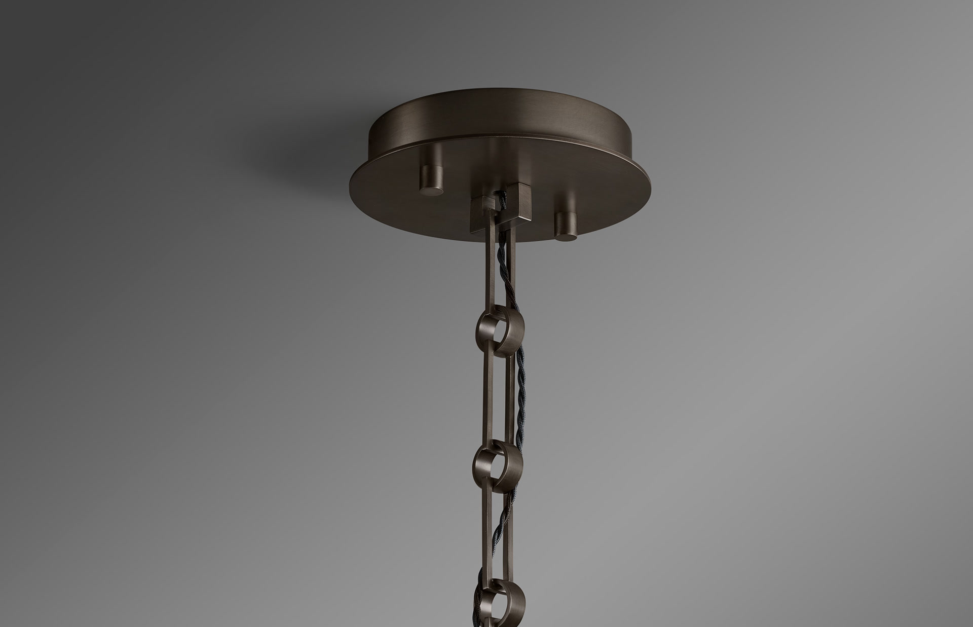 de sousa hughes Jonathan Browning Camus Chandelier dimensions mount detail