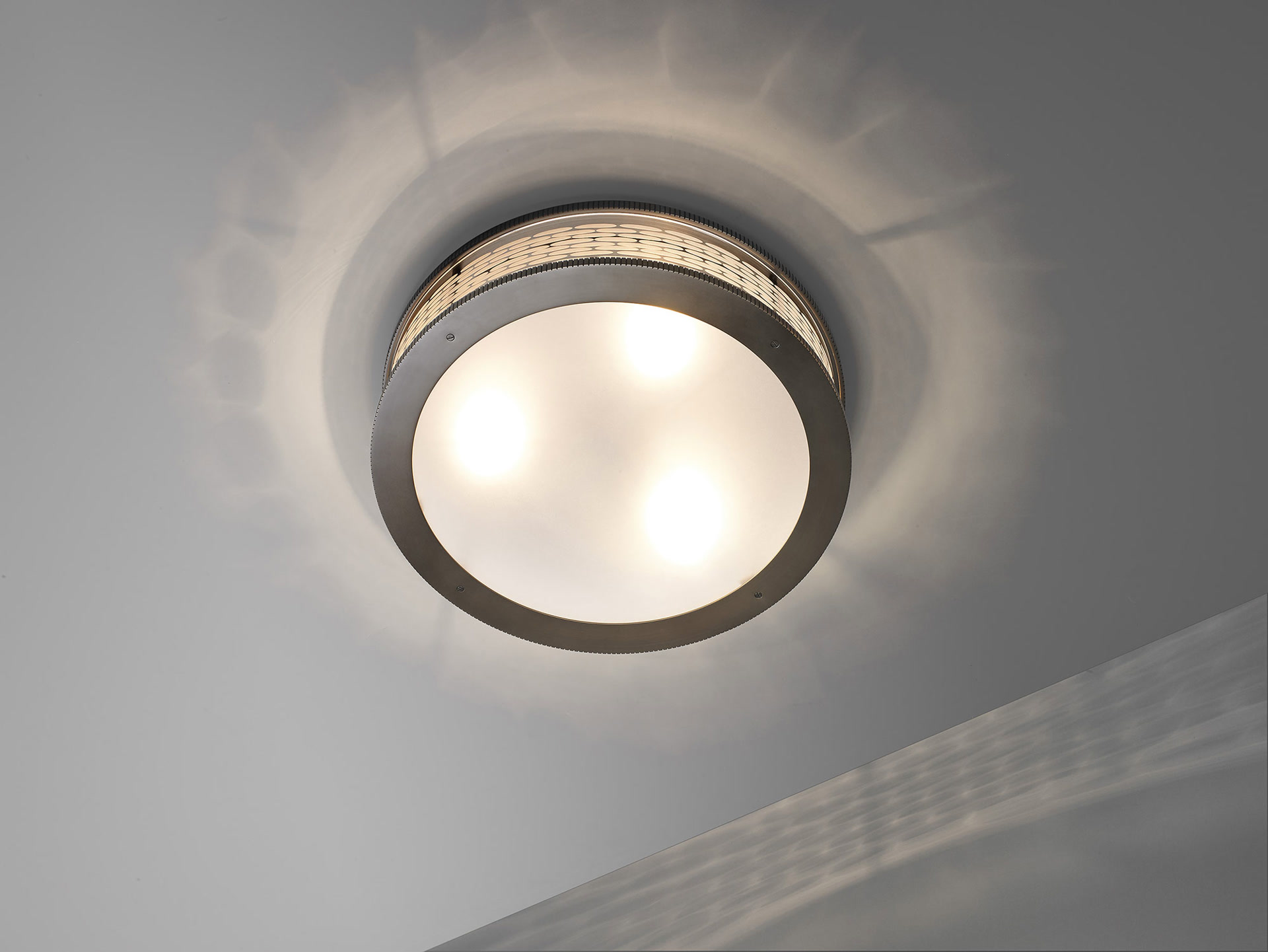 de sousa hughes Jonathan Browning Chamont Flush Mount low angle