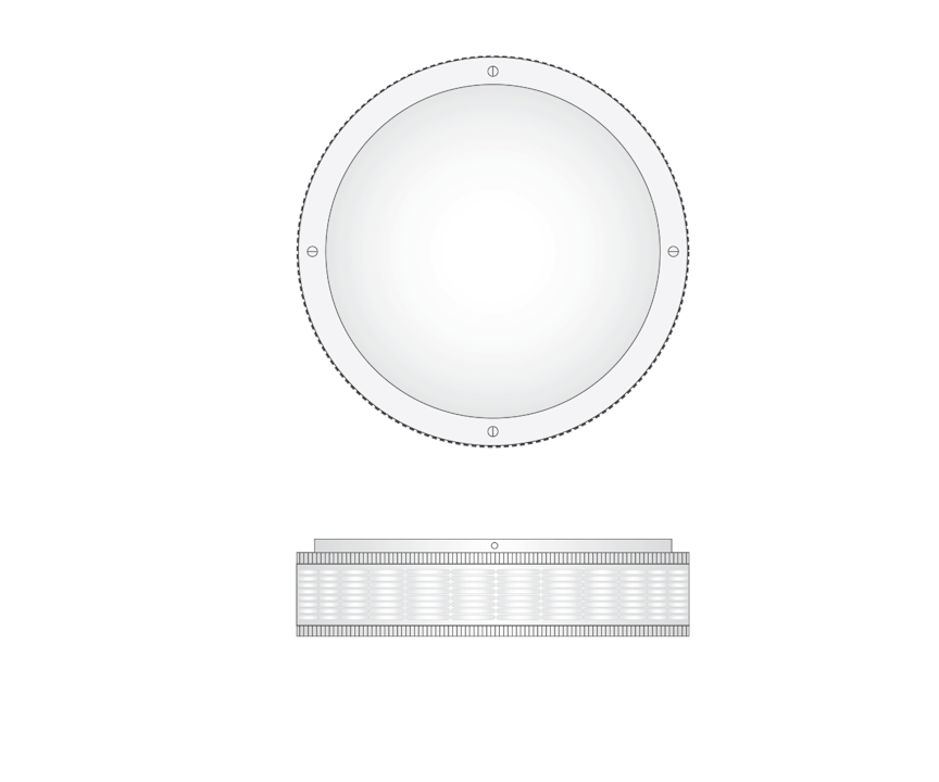 de sousa hughes Jonathan Browning Chamont Flush Mount dimensions