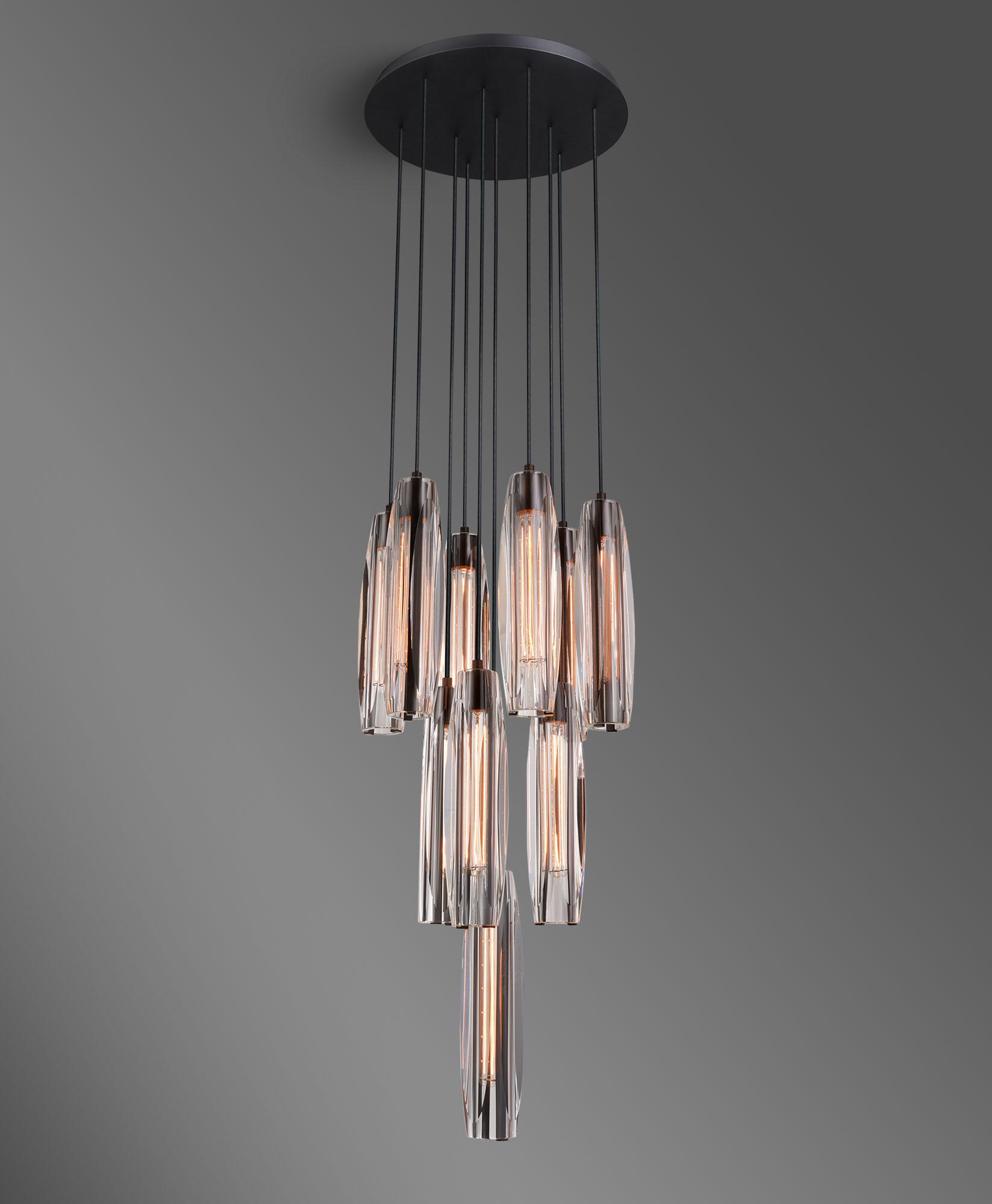 de sousa hughes Jonathan Browning Chartier 10 Light Circular Chandelier