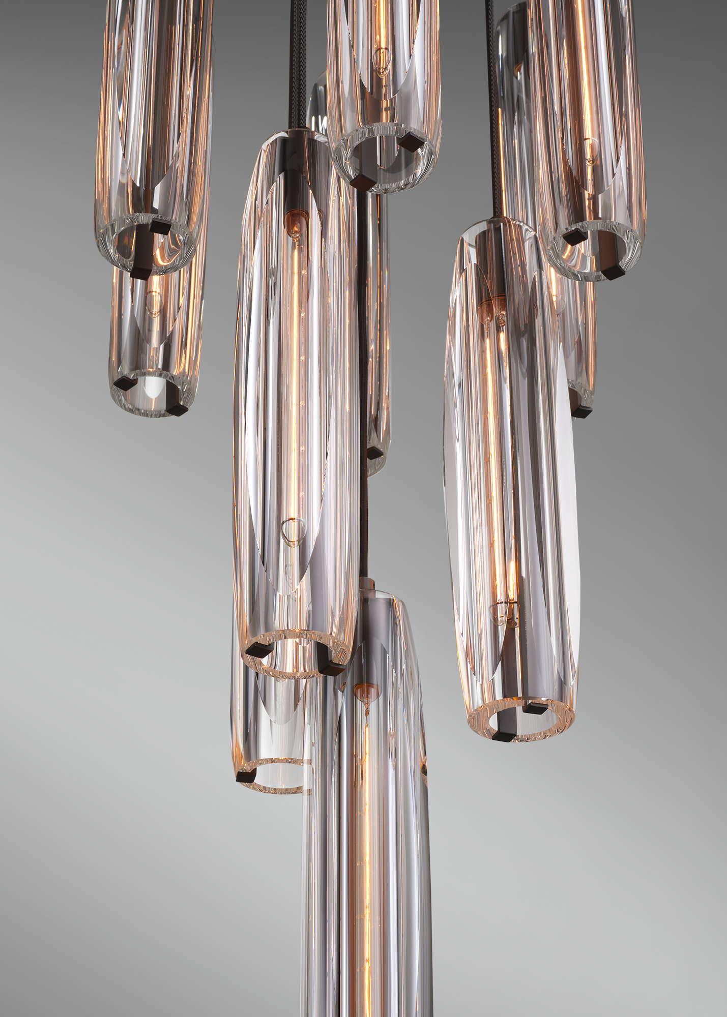 de sousa hughes Jonathan Browning Chartier 10 Light Circular Chandelier detail
