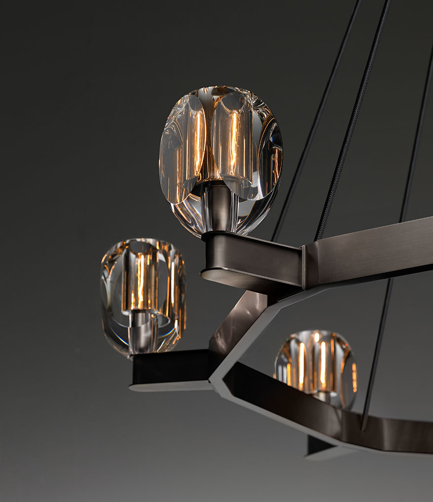 de sousa hughes Jonathan Browning Chartier Circular Chandelier detail 2