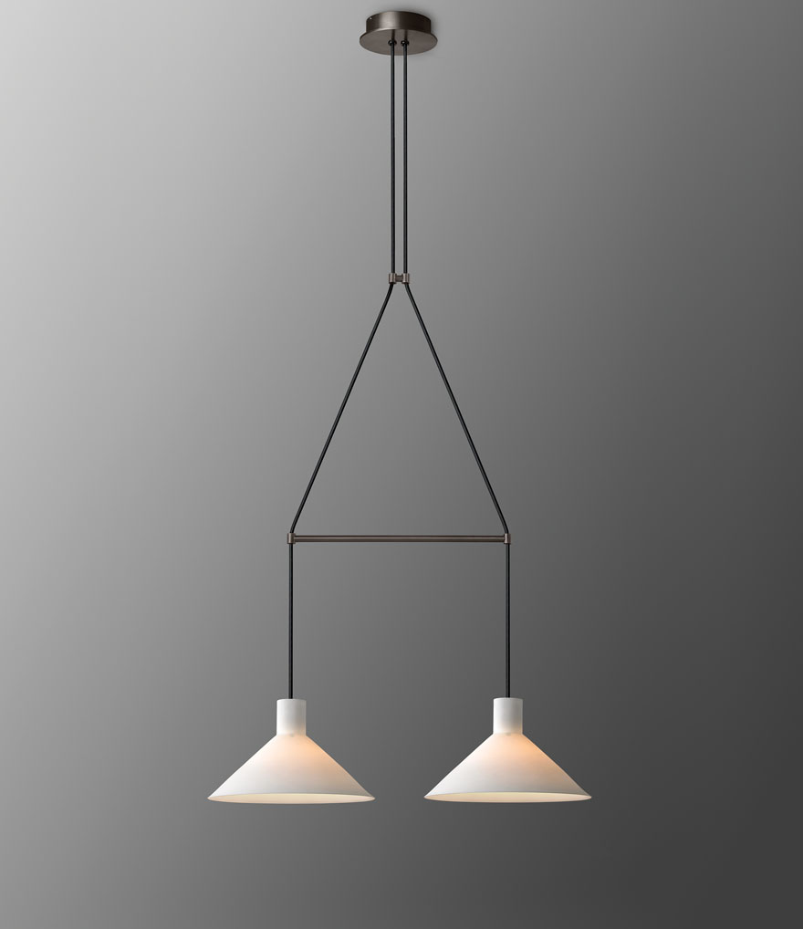 de sousa hughes Jonathan Browning Lauriston 2 Light Pendant