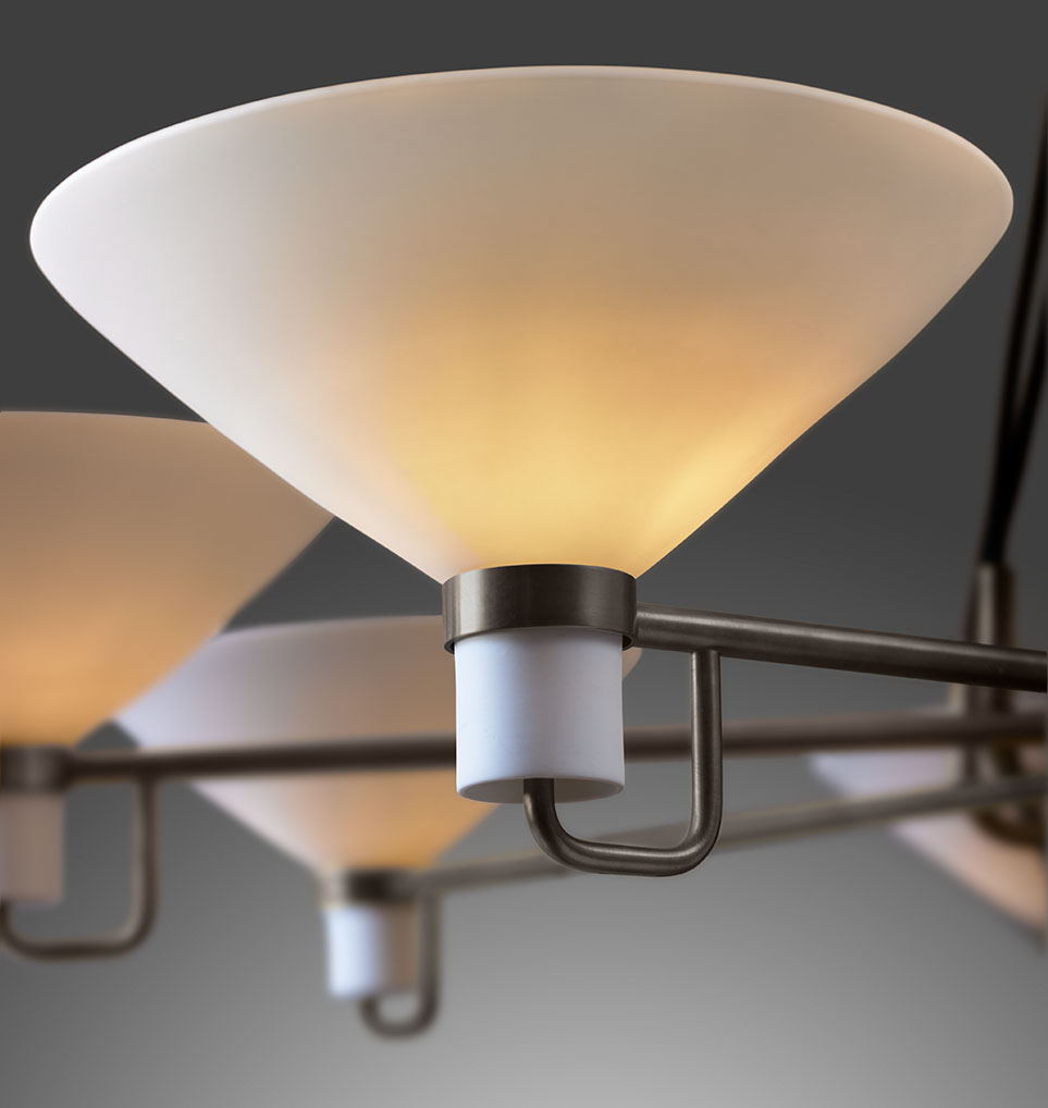 de sousa hughes Jonathan Browning Lauriston Circular Chandelier detail