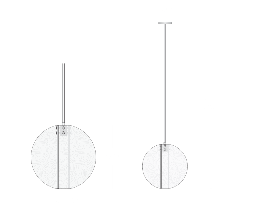 de sousa hughes Jonathan Browning Dubreuil Pendant dimensions