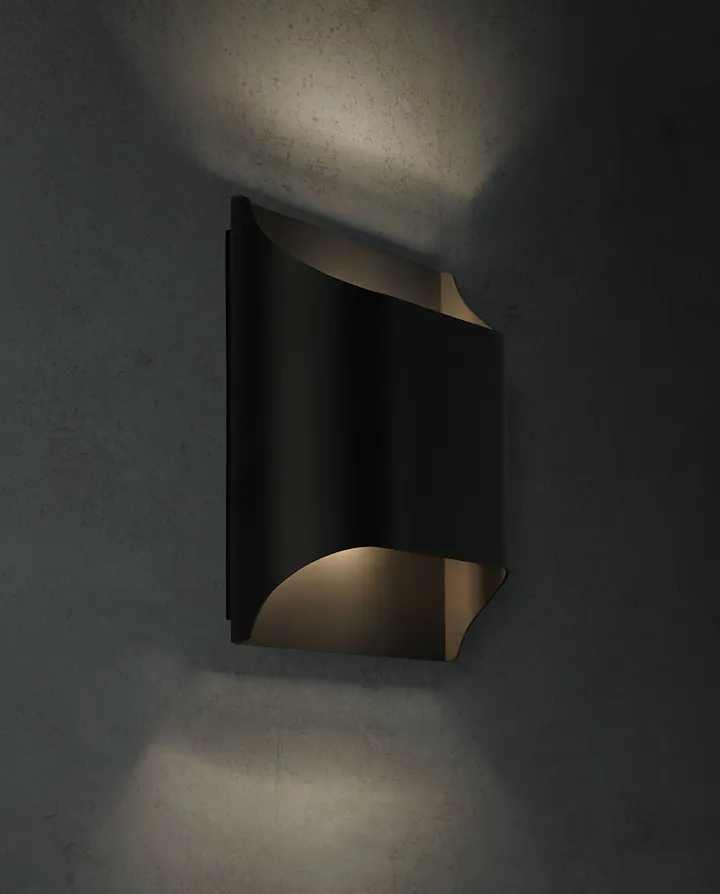 de sousa hughes Jonathan Browning Leclerc Outdoor Sconce side angle
