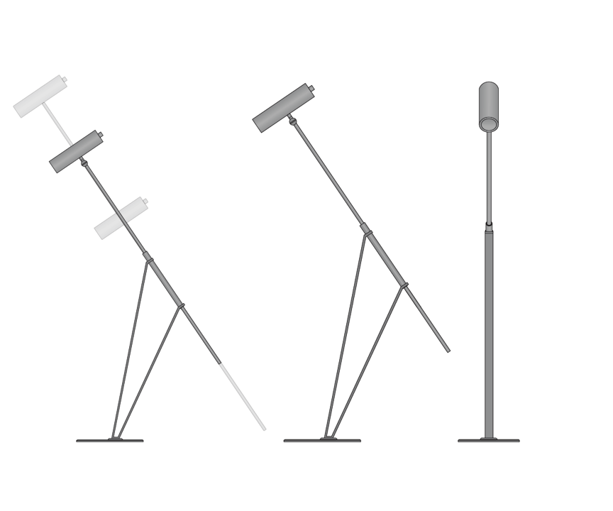 de sousa hughes Jonathan Browning Poulenc Task Lamp dimensions