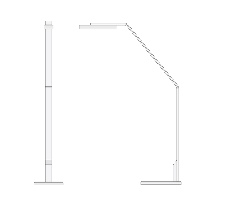 de sousa hughes Jonathan Browning Vaneau Task Lamp dimensions