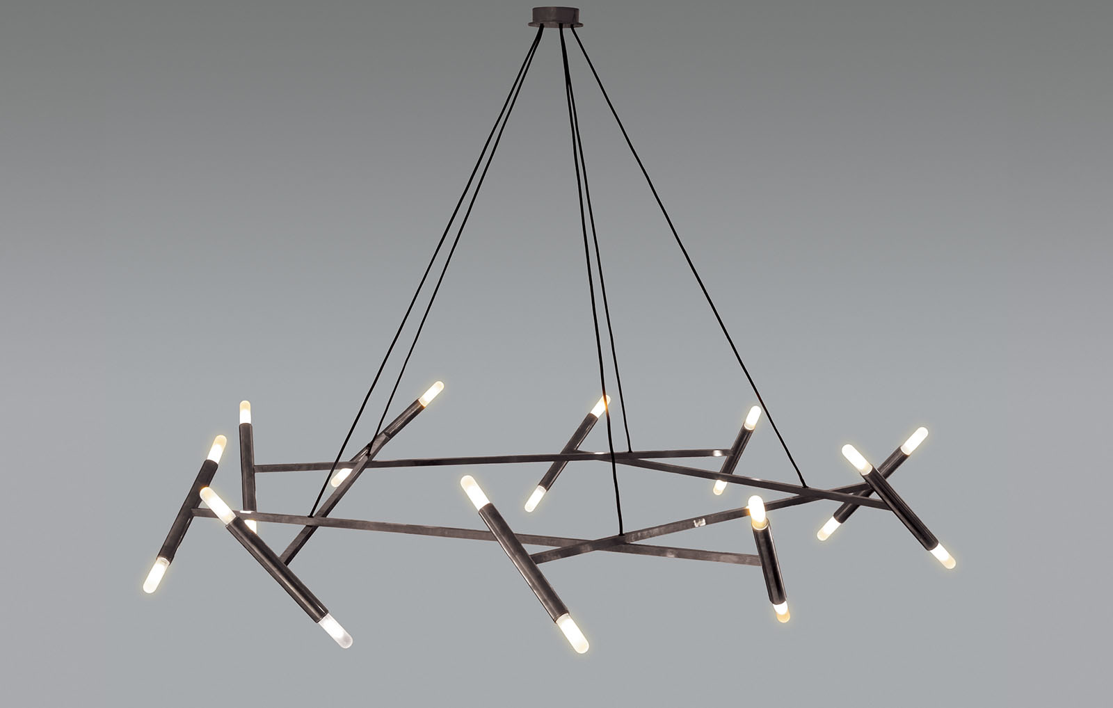 de sousa hughes Jonathan Browning Le Pentagone Chandelier