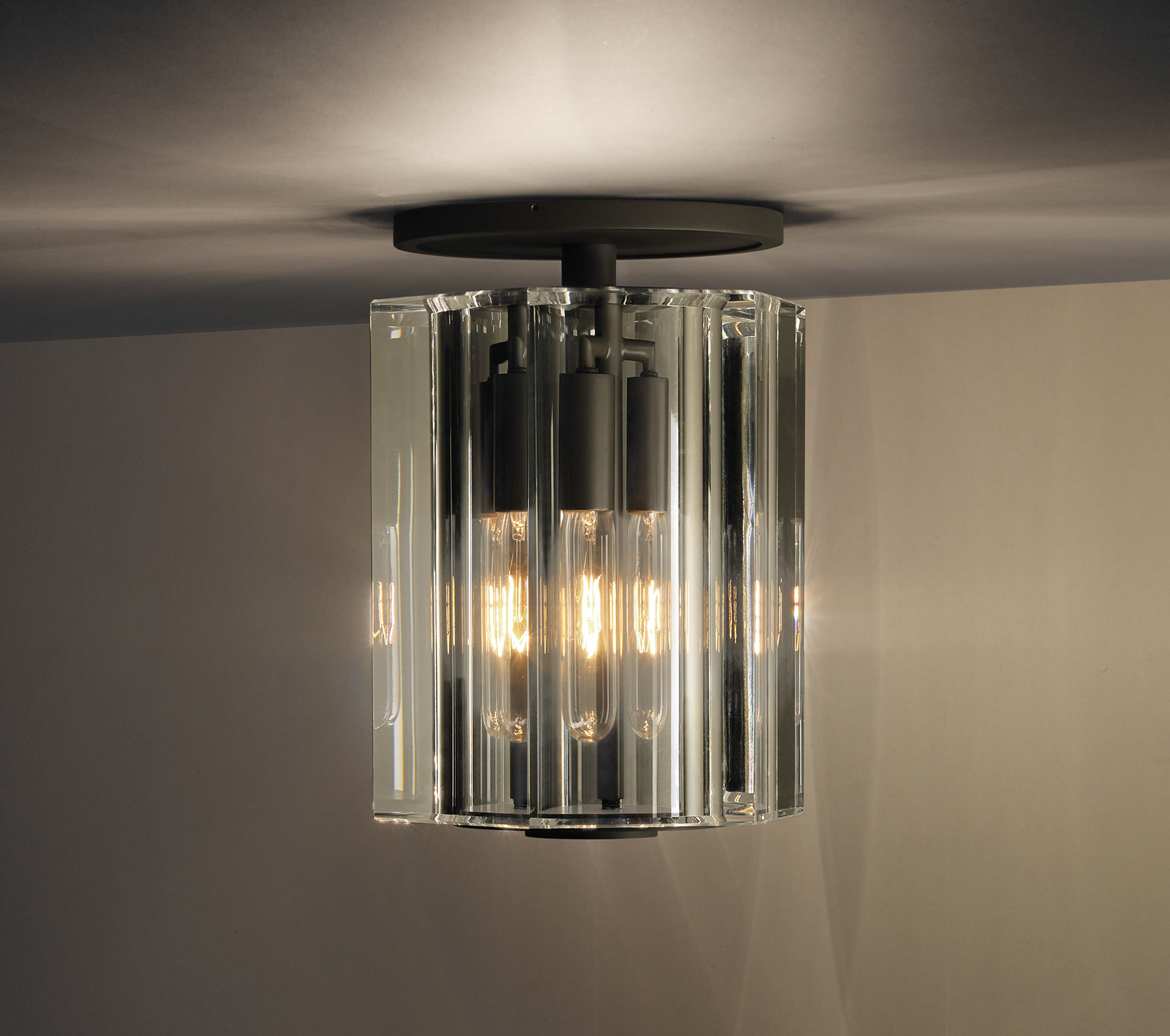 de sousa hughes Jonathan Browning Maubec Flush Mount angle