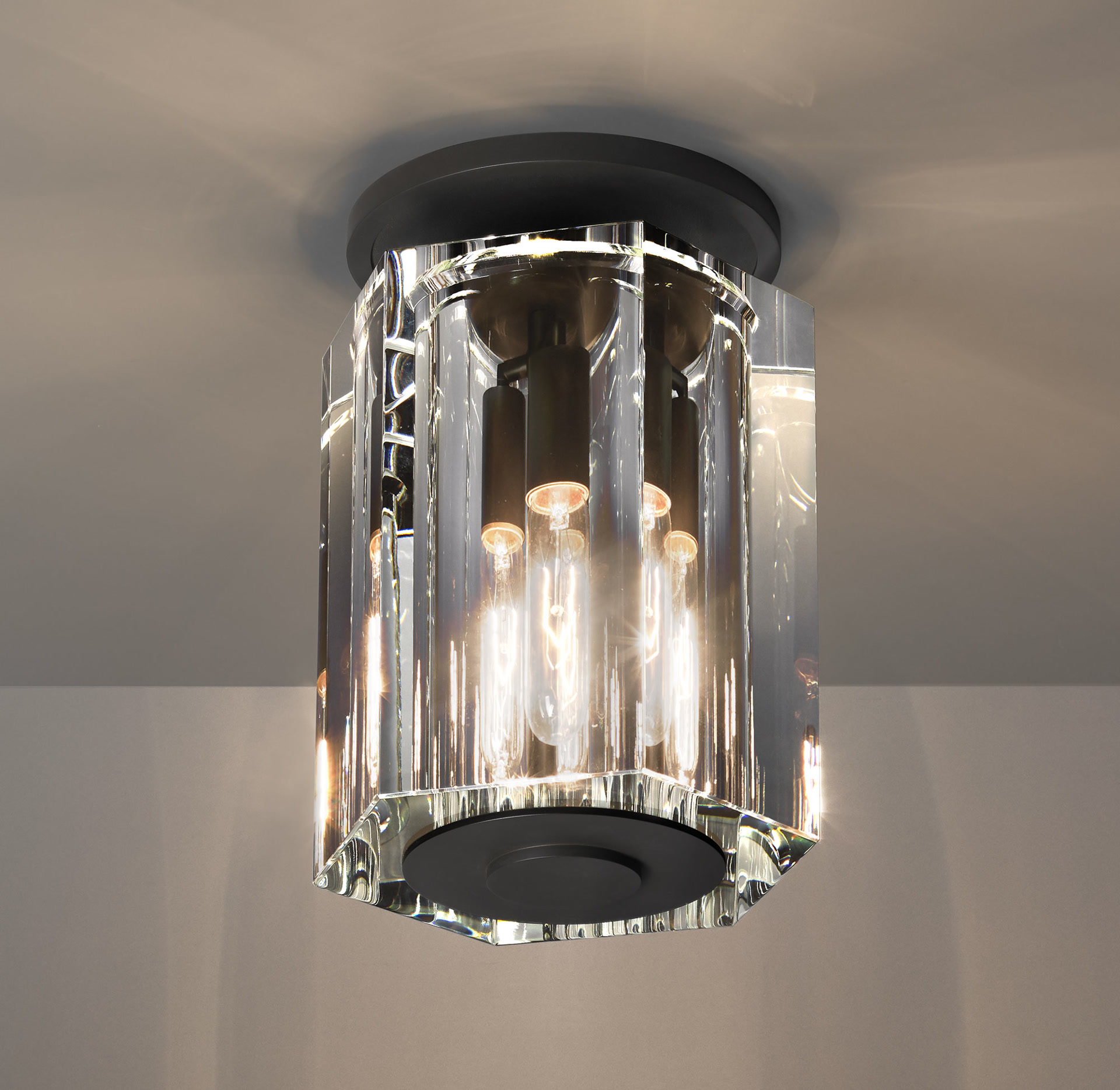 de sousa hughes Jonathan Browning Maubec Flush Mount detail