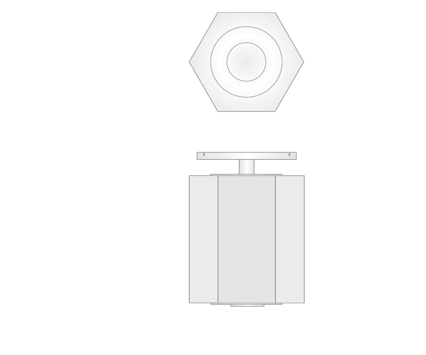 de sousa hughes Jonathan Browning Maubec Flush Mount dimensions