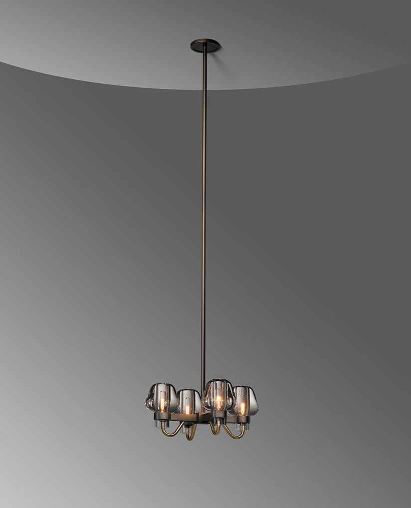de sousa hughes Jonathan Browning Montalembert 4 Light Pendant