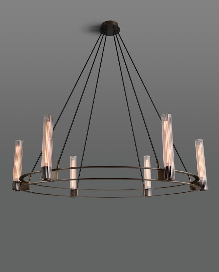 de sousa hughes Jonathan Browning Pastis Round Chandelier